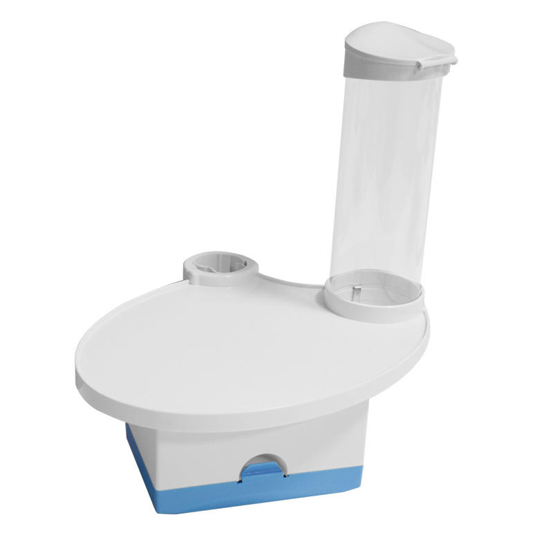 16-Electric Dental Chair Three-in-One Feature Paper Cup Holder Plastic Tray Tissue Box Oral Therapy Equ.jpg